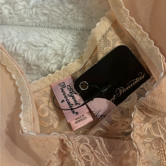 NWT Agent Provocateur Mercy Thong in Blush - Size 5 - Picture 5 of 5